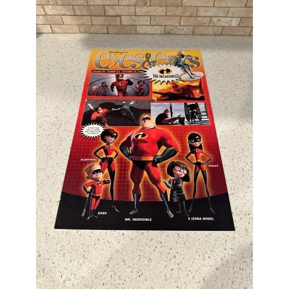 Disney Eyes & Ears Cast Member Exclusive Volume 34 #22 2004 The Incredibles